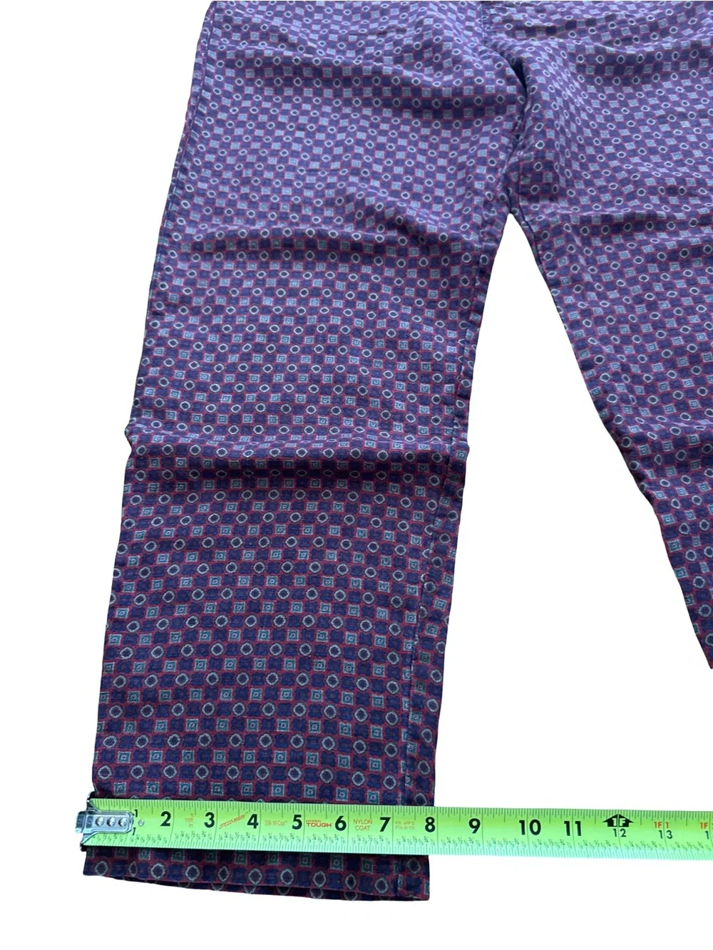 Vintage Polo Ralph Lauren Linen Blend Men’s Geometric Pants Sz Medium Preppy
